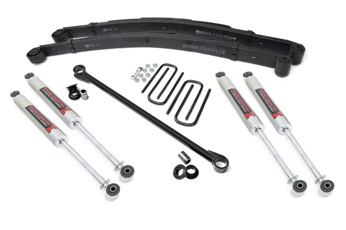 Ford F-350 Super Duty Suspension Lift Kit - Front - Rough Country - 2.5 Inch Leveling Kit | Leaf Spring  | M1 - '99-'04